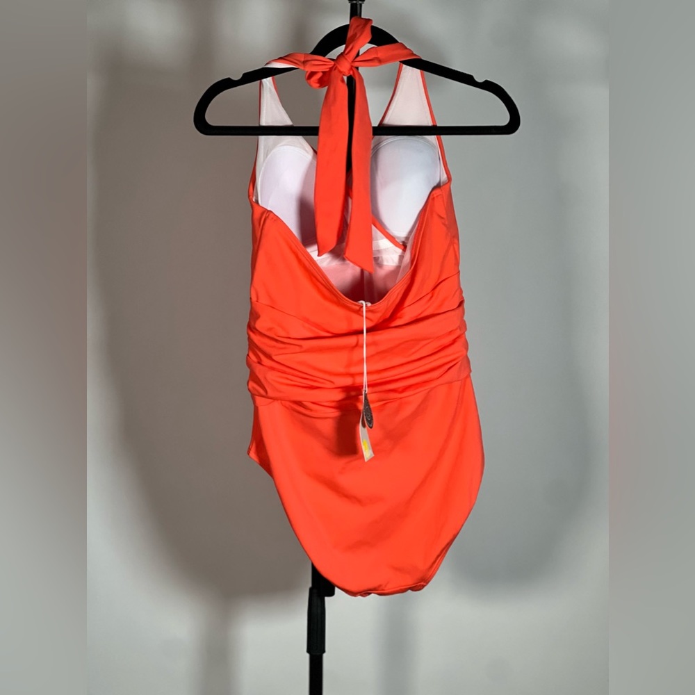 NWT Halter Ruched Swimsuit - Picture 6 of 7